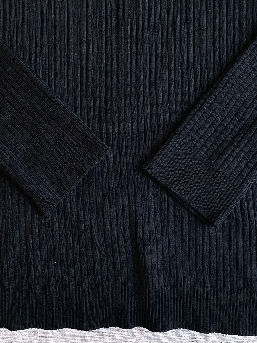 Chico's Women's Size 1 Black Silk Blend Turtleneck Long Sleeve Top NWT - Picture 7 of 14